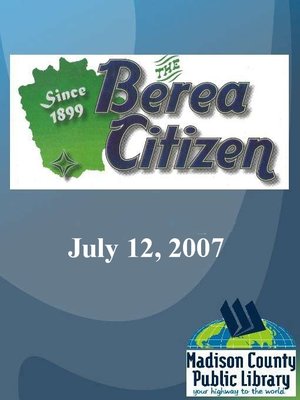 cover image of The Berea Citizen 2007 07/12